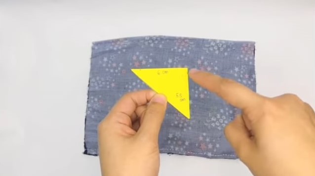 prepare a triangle pattern