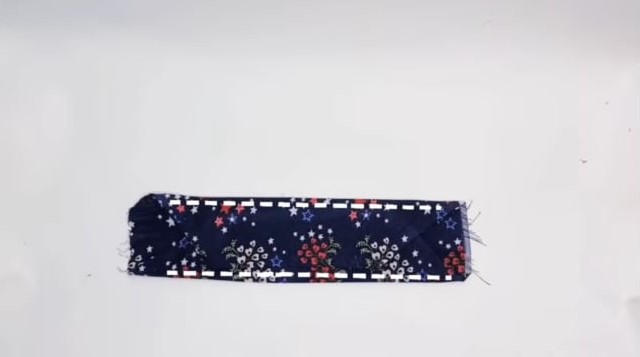 sew top and bottom fold